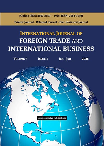 International Journal of Foreign Trade and International Business Cover