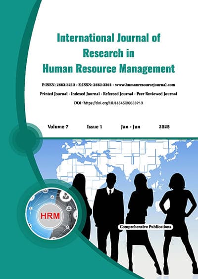 International Journal of Research in Human Resource Management Cover
