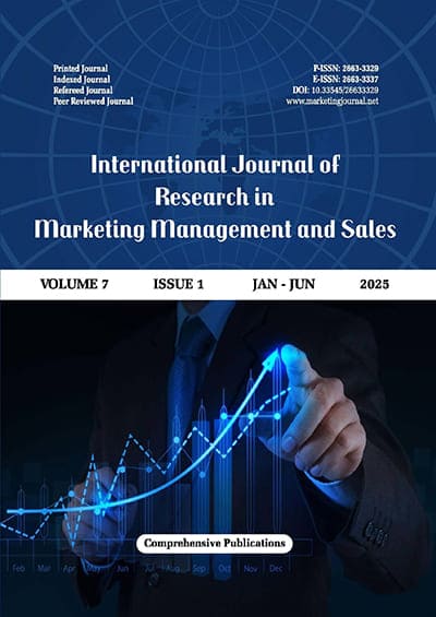 International Journal of Research in Marketing Management and Sales Cover