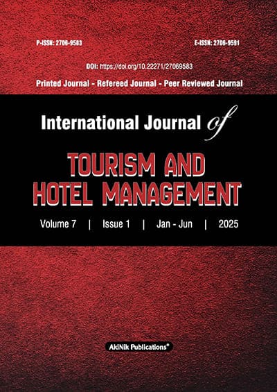 International Journal of Tourism and Hotel Management Cover